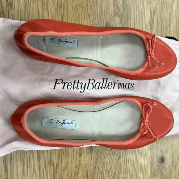Bagllerina Paris Foldable Ballet Flats - Coral - Picture 4 of 9